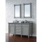 James Martin Vanities Brittany 60in Double Vanity, Urban Gray w/ 3 CM Charcoal Soapstone Quartz Top 650-V60D-UGR-3CSP - alternate 4
